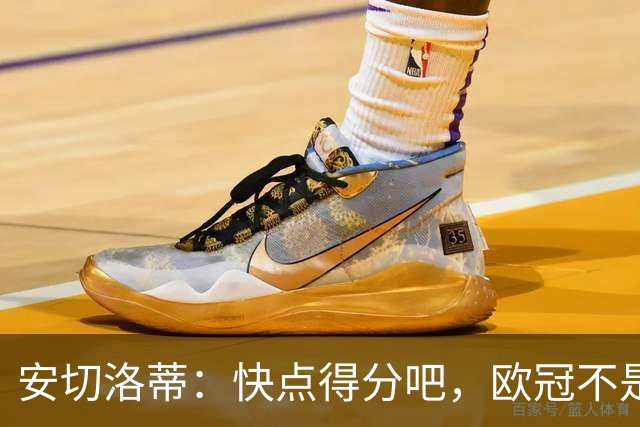 安切洛蒂：快点得分吧，欧冠不是散步！